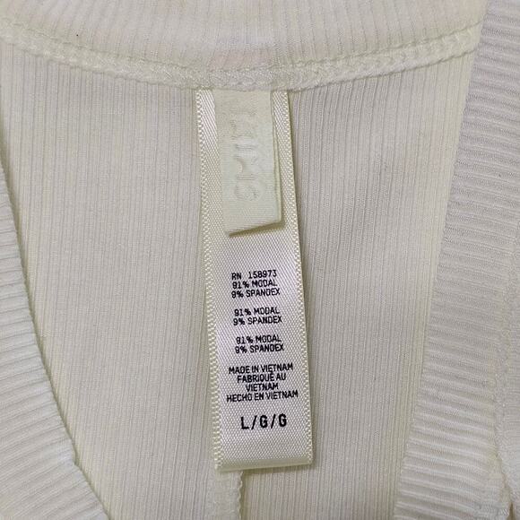 SKIMS Soft Lounge Tank Mini Dress In Lemonade Size L - Picture 6 of 8